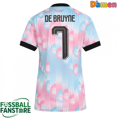 Belgien Kevin De Bruyne #7 Replik Auswärtstrikot Damen WM 2026 Kurzarm